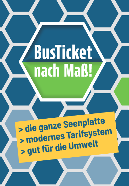 Flyer zum regionalen Wabentarif der MVVG
